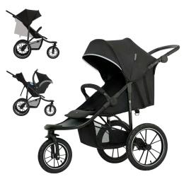 Прогулянковий візочок Kinderkraft Helsi 2 Black (KSHELS02BLK0000)