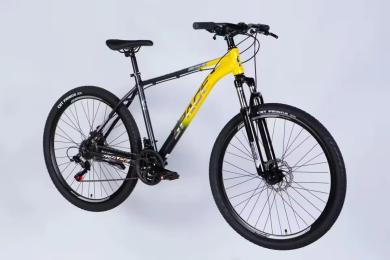 Велосипед SPACE AL 27.5 PHAETON DD FR рама 19 2026 Gray Yellow (OPS-SP-27.5-090)