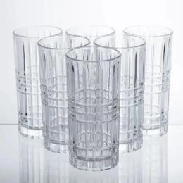 Набір стаканів YiWu Geometric Glass 6 шт по 300 мл (HP-17-3)