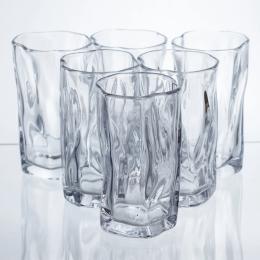 Набір стаканів YiWu Crinkle Glass 6 шт по 270 мл (HP-17-62)