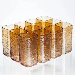 Набір стаканів YiWu Frozen Cube 12 шт по 245 мл (HP-17-47) Brown