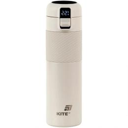 Термос Kite 1227 з термодатчиком 450 мл Beige (K25-1227-1)