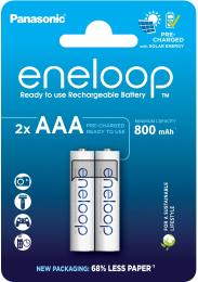 Акумулятор Panasonic Eneloop NI-MH AAA 800 мАг White 2 шт (BK-4MCDE/2CP)