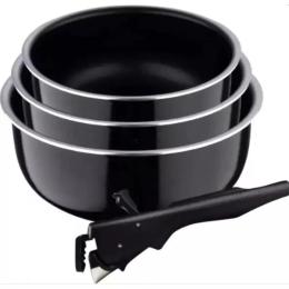 Набір посуду Bergner Click&amp;Cook ковші 16/18/20 см 4 предмета (BG-31608-BK)
