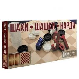 Настільна гра MToys S0003 шахи, шашки, нарди 3в1