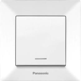 Вимикач Panasonic Arkedia Slim WNTC00022WH-UAWhite