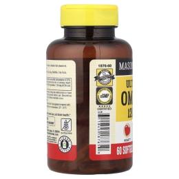 Вітамінно-мінеральний комплекс Mason Natural Омега-3, 1200 мг, Ультра Макс Омега-3, 60 мяких капсул (MAV18765)