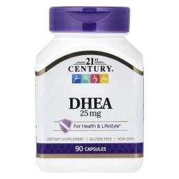 Стимулятор тестостерону 21st Century DHEA 25 mg - 90 caps (100-80-7723007-20)