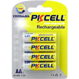 Акумулятор Pkcell AA 2800mAh NiMh 4шт (PC/AA2800-4B)