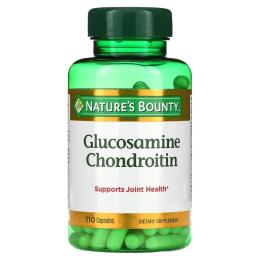 Вітамінно-мінеральний комплекс Natures Bounty Глюкозамін та Хондроїтин, Glucosamine Chondroitin, 110 капсул (NRT-00238)