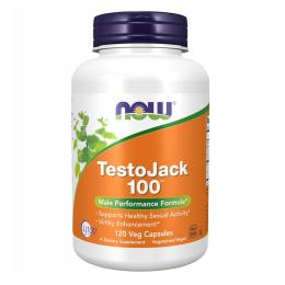 Стимулятор тестостерону Now Foods Testo Jack 100 - 120 vcaps (2022-10-0681)