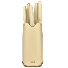 Набір кухонних ножів Magio MG-1090 Beige