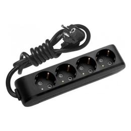 Мережевий фільтр Panasonic X-tendia 5m Black із заземленням 4 гнізда, 5 м, із захисними шторками