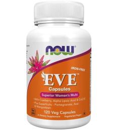 Вітамінно-мінеральний комплекс Now Foods Комплекс Для Жінок, Eve Capsules, Superior Womens Multi, 120 рослин (NOW-03798)