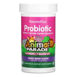 Пробіотик Natures Plus Kids Probiotic Bi-Layer Chewable - 30 tabs (2022-10-2849)