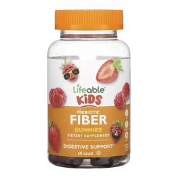 Пробіотик Lifeable Prebiotic Fiber Kids - 60 gummies (2023-10-7277)