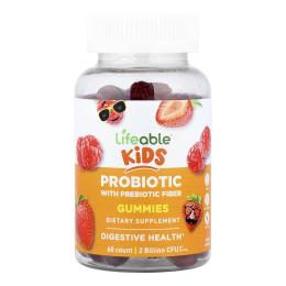 Пробіотик Lifeable Probiotic 2 Billoin CFU Kids - 60 gummies (2023-10-7288)