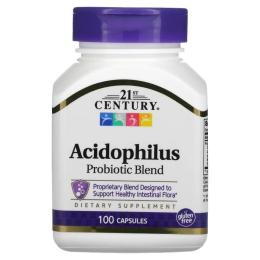 Пробіотик 21st Century Acidophilus 100 caps (CEN-21339)
