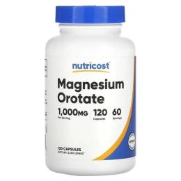 Вітамінно-мінеральний комплекс Nutricost Магній оротат  Magnesium Orotate  120 капсул (NCS67365)