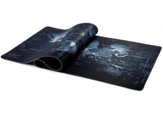 Килимок для мишки Voltronic YT-KKM400X900X2 Blue 400*900, карта світу