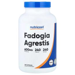 Вітамінно-мінеральний комплекс Nutricost Фадогія агрестис  600 мг  Fadogia Agrestis  240 капсул (NCS67867)