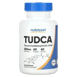 Вітамінно-мінеральний комплекс Nutricost Тауроурсодеоксихолева кислота  250 мг  TUDCA  60 капсул (NCS67527)