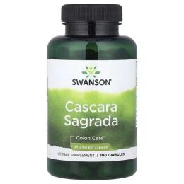 Вітамінно-мінеральний комплекс Swanson Каскара Саграда, 450 мг, Cascara Sagrada, 100 капсул (SWV01477)