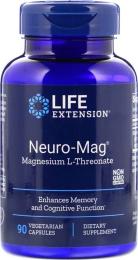 Мінерали Life Extension Магній L-треонат, Magnesium L-Threonate, Neuro-Mag, 90 капсу (LEX-16039)