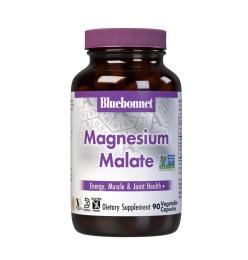 Мінерали Bluebonnet Nutrition Магній малат, Magnesium Malate, 90 вегетаріанських капсул (BLB0752)