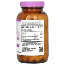Мінерали Bluebonnet Nutrition Хелатний Кальцій та Магній, Chelated Calcium Magnesium, 120 (BLB-00661)