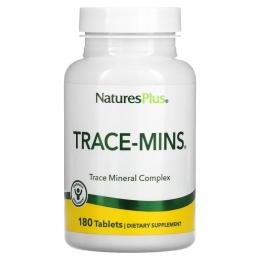 Мінерали Natures Plus Комплекс мікроелементів, Trace-Mins, Trace Mineral Complex, 180 таблеток (NAP-03560)