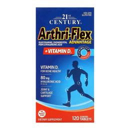 Вітамінно-мінеральний комплекс 21st Century ArthriFlex + D3 - 120 tabs (2023-10-7086)