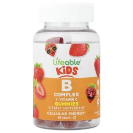 Вітаміни та мінерали Lifeable B Complex + Vitamin C Kids - 60 gummies (2023-10-7264)