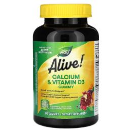 Вітамінно-мінеральний комплекс Natures Plus Calcium + D3 Gummy 60 ct (HFS) (2022-10-1039)