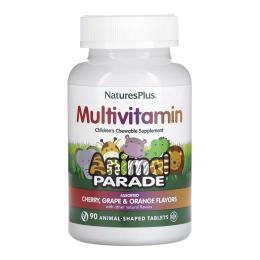 Вітамінно-мінеральний комплекс  Natures Plus Childrens Multivitamin - 90 tabs Assorted (2022-10-2860)