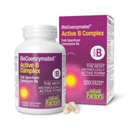 Вітаміни та мінерали Natural Factors BioCoenzymated Active B Complex - 120 caps (2023-10-7544)