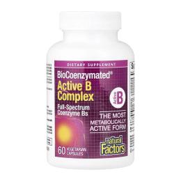 Вітаміни та мінерали Natural Factors BioCoenzymated Active B Complex - 60 caps (2023-10-7543)