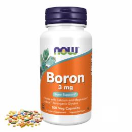 Вітаміни та мінерали Now Foods Boron 3mg - 100 vcaps (2022-10-0033)