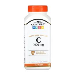 Вітамінно-мінеральний комплекс 21st Century C 1000 mg Prolonged Release - 110 tabs (2023-10-7062)