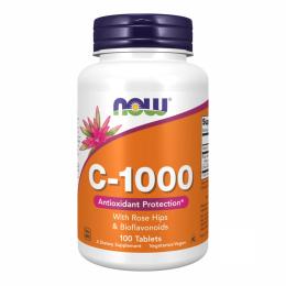 Вітаміни та мінерали Now Foods C-1000 RH NO TR - 100 tabs (2022-10-0013)