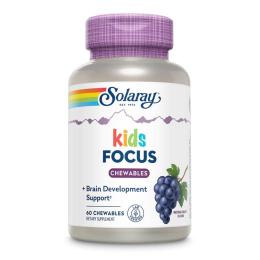 Вітамінно-мінеральний комплекс Solaray Focus for Children - 60 chewables (2023-10-2139)