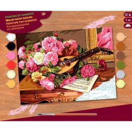 Картина за номерами Sequin Art PAINTING BY NUMBERS SENIOR Romantic Bouquet (SA1037)
