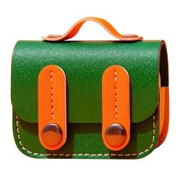 Чохол для навушників EpiK Briefcase для AirPods 3 Green Orange (00000075483_4)