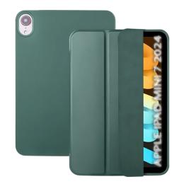 Чохол-книжка для планшета BeCover Silicone для Apple iPad Mini 7 2024 Dark Green (712429)