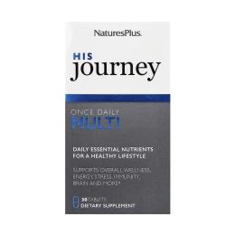 Вітамінно-мінеральний комплекс  Natures Plus His Journey Once Daily Multi - 30 tabs (2023-10-5538)