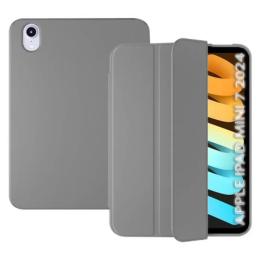 Чохол-книжка для планшета BeCover Silicone для Apple iPad Mini 7 2024 Gray (712430)