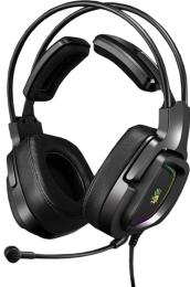 Накладні навушники Bloody G575P Black з підсвічуванням, USB+3,5 jack