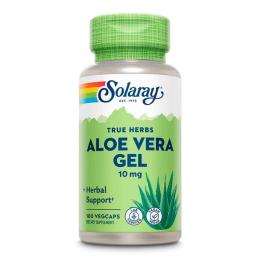 Натуральна добавка і екстракт Solaray Aloe Vera Gel 10 mg (100 veg caps) (22934-01)