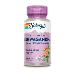 Натуральна добавка і екстракт Solaray Ashwagandha 470 mg (60 veg caps) (22828-01)