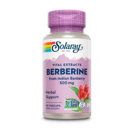 Натуральна добавка і екстракт Solaray Berberine 500 mg (60 veg caps) (19370-01)